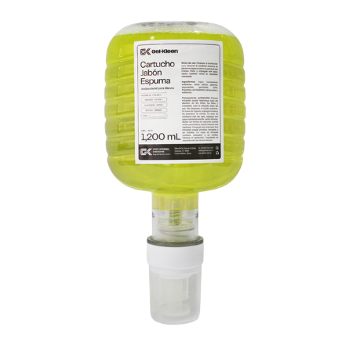 Cartucho Depresible Homologado Gel Kleen Manzana - Antibacterial para Manos