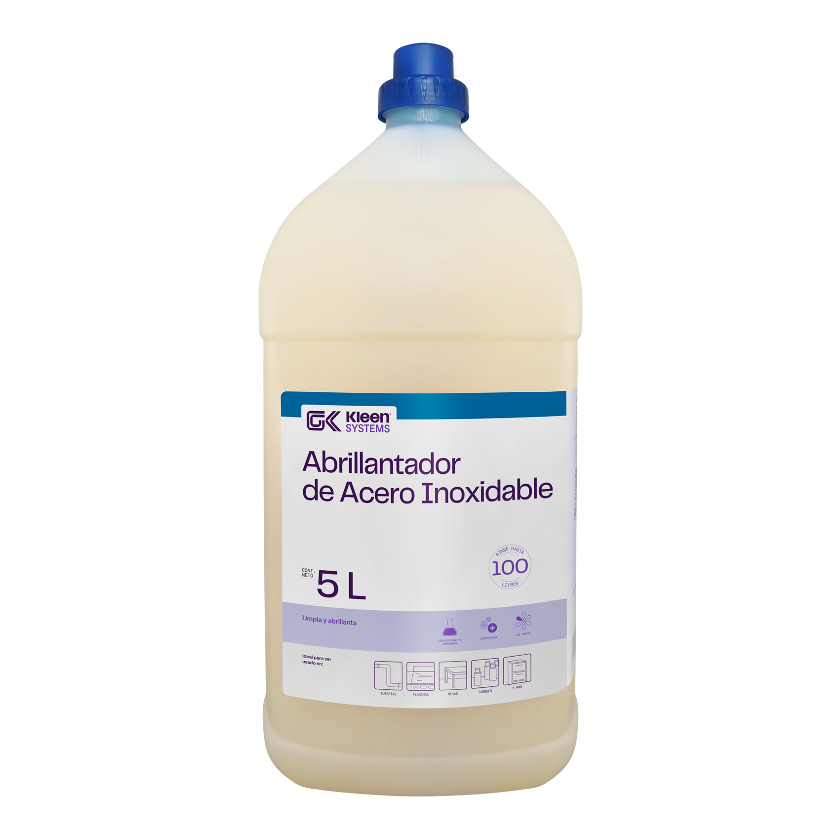 Abrillantador de Acero Inoxidable Gel Kleen - Limpieza y brillo