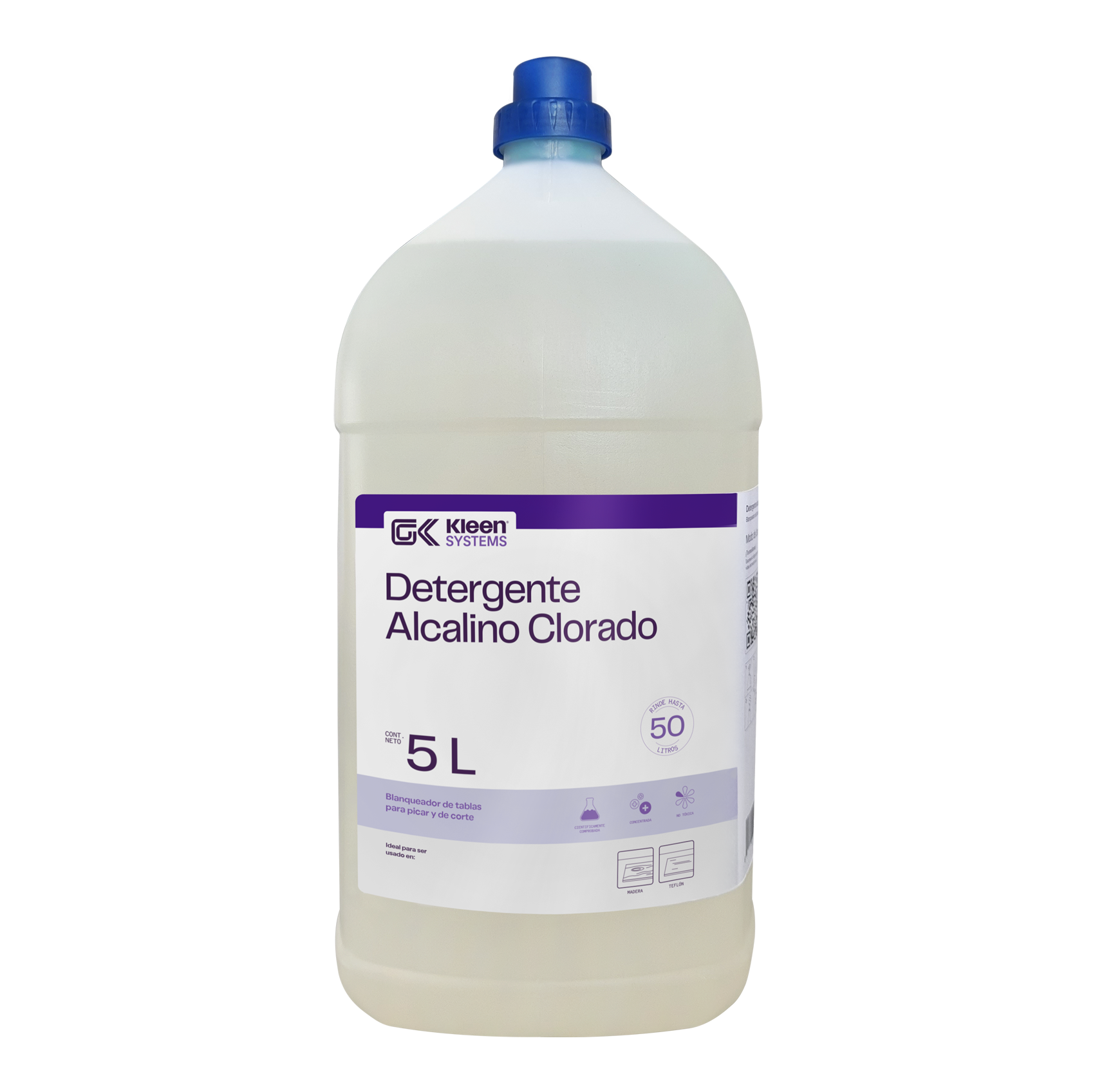 Detergente Alcalino Clorado Gel Kleen - Blanqueador para Tablas