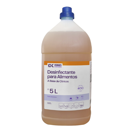 Homologado Gel Kleen Cítrico - Desinfección Segura de Alimentos