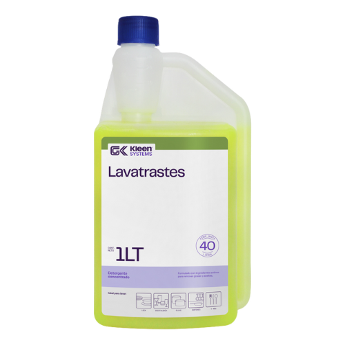 Lavatrastes Gel Kleen Concentrado - Remoción de Grasa