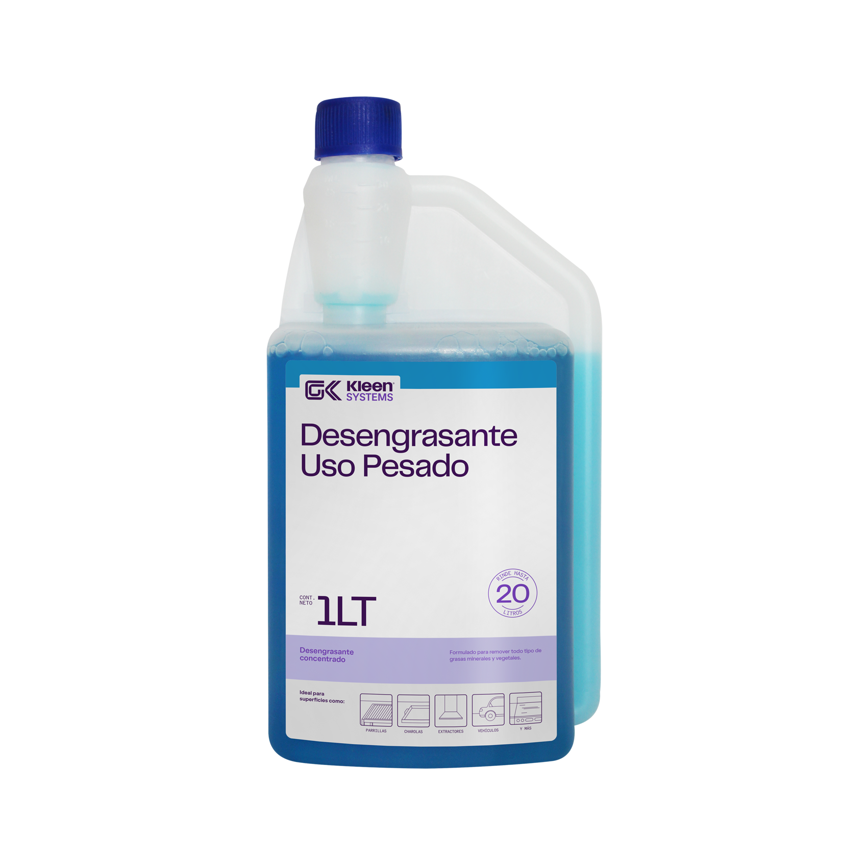 Desengrasante Uso Pesado Concentrado Gel Kleen 1L