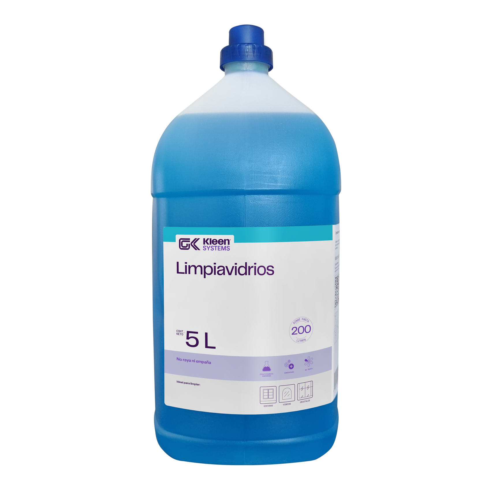 Limpiador de Vidrios Homologado Gel Kleen Limpiavidrios - No Raya Ni Empaña